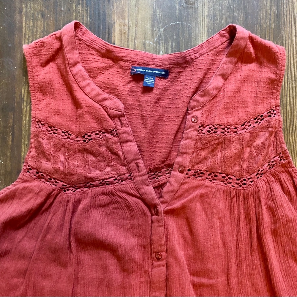 AEO Crochet Tank